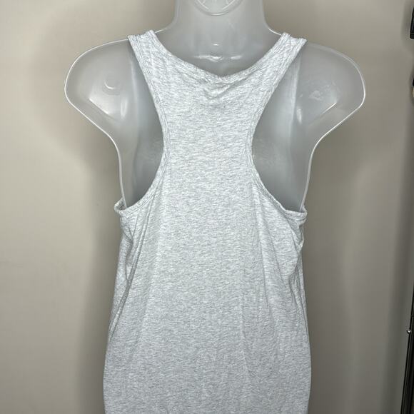 TREASURE & BOND Gray Scoop Neck Sleeveless Tank Top Maxi Dress Women’s - Picture 5 of 7